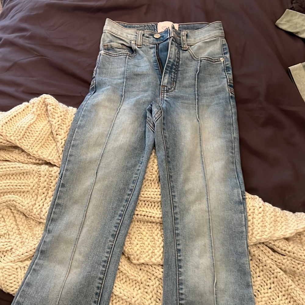 Revive star wide leg jeans